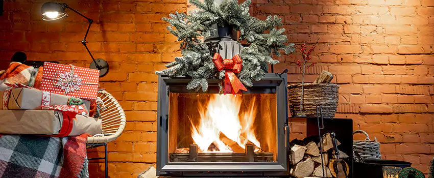 Travis Industries Linear Gas Fireplace Installation in Taylor, Texas