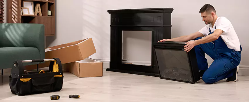 Old Rusted Metal Fireplace Repair And Replacement in Taylor, TX