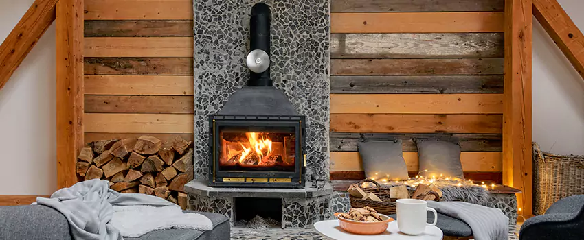 Thelin Hearth Products Direct Vent Gas Stove Fireplace Inspection in Taylor, Texas